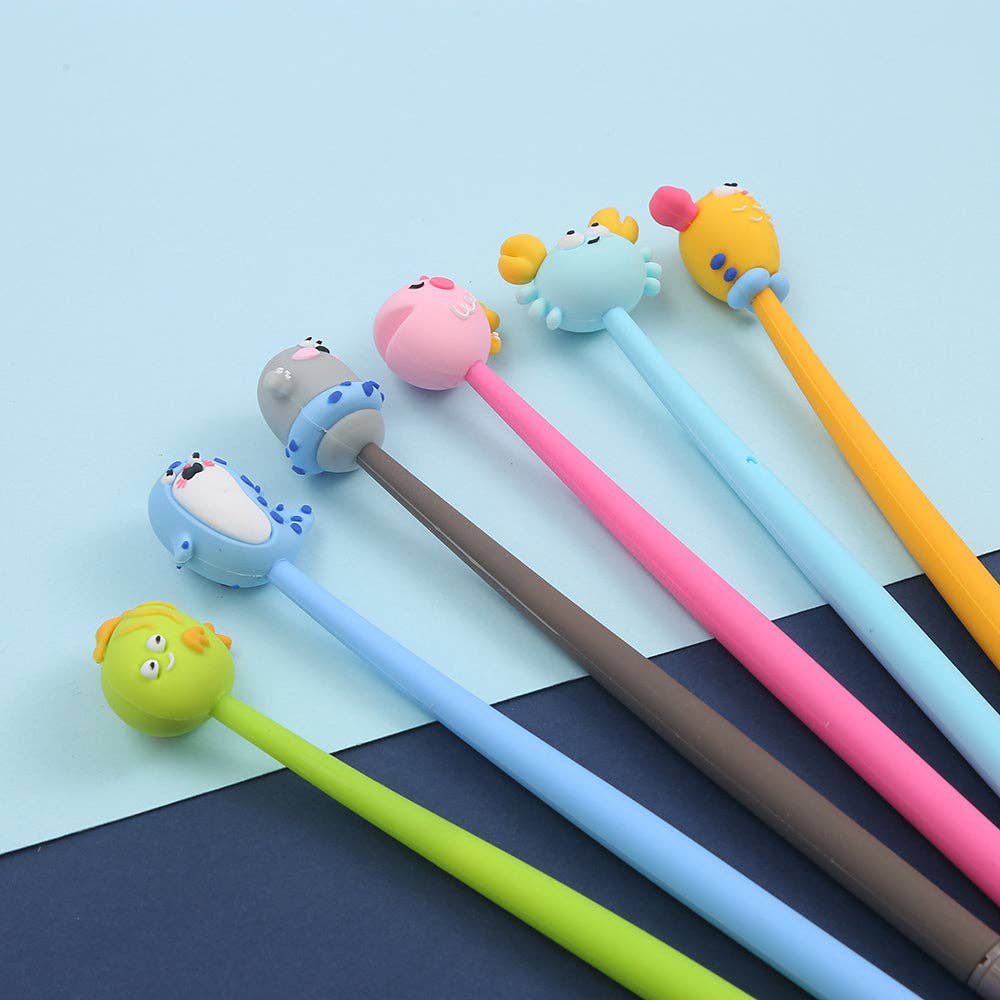 Wiggly Sea Animals Gel Pen
