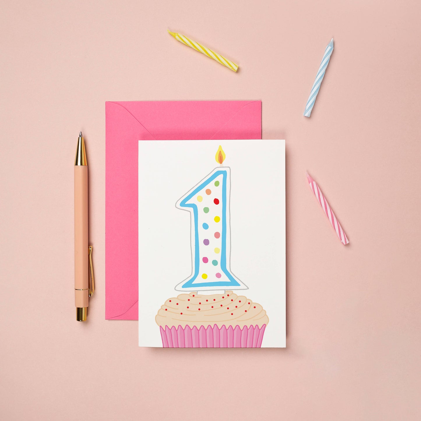 1st Birthday Greeting Card