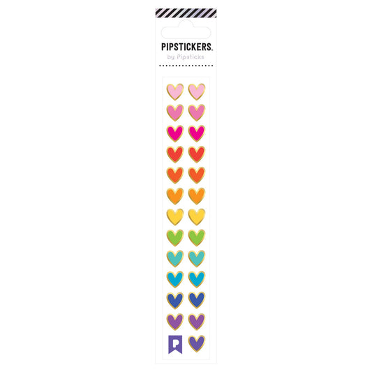Rainbow Heart Minis Stickers