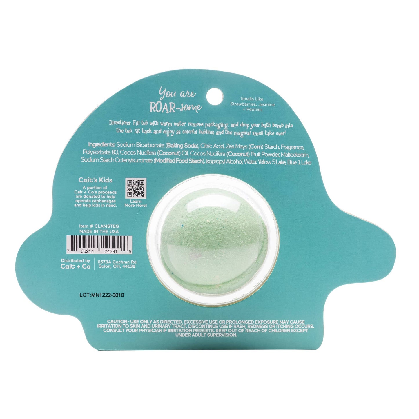 Kids Bath Bomb | Roar-some Dino