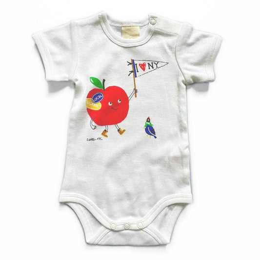 Organic Baby Onesie | I Love NY Apple