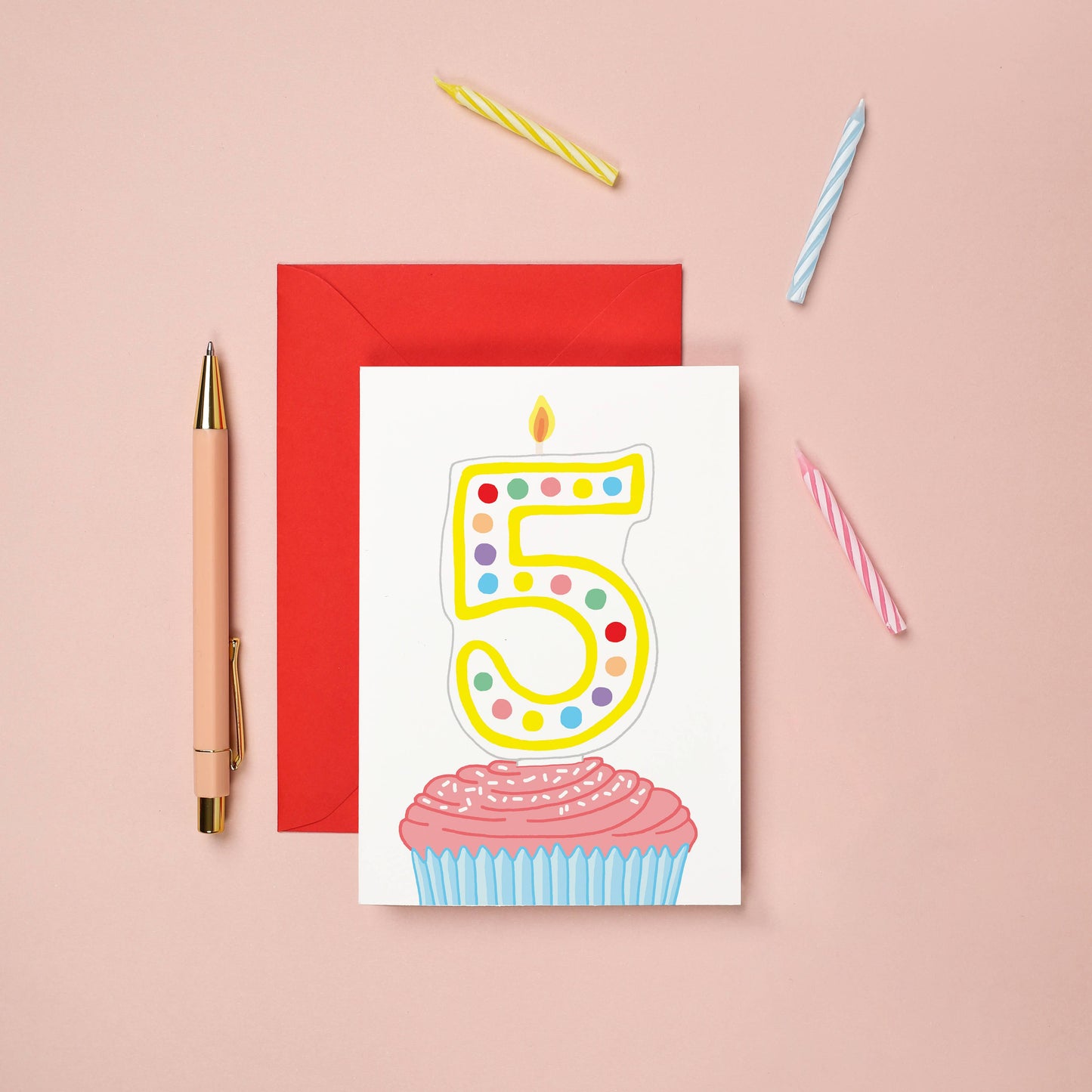 5th Birthday Greeting Card