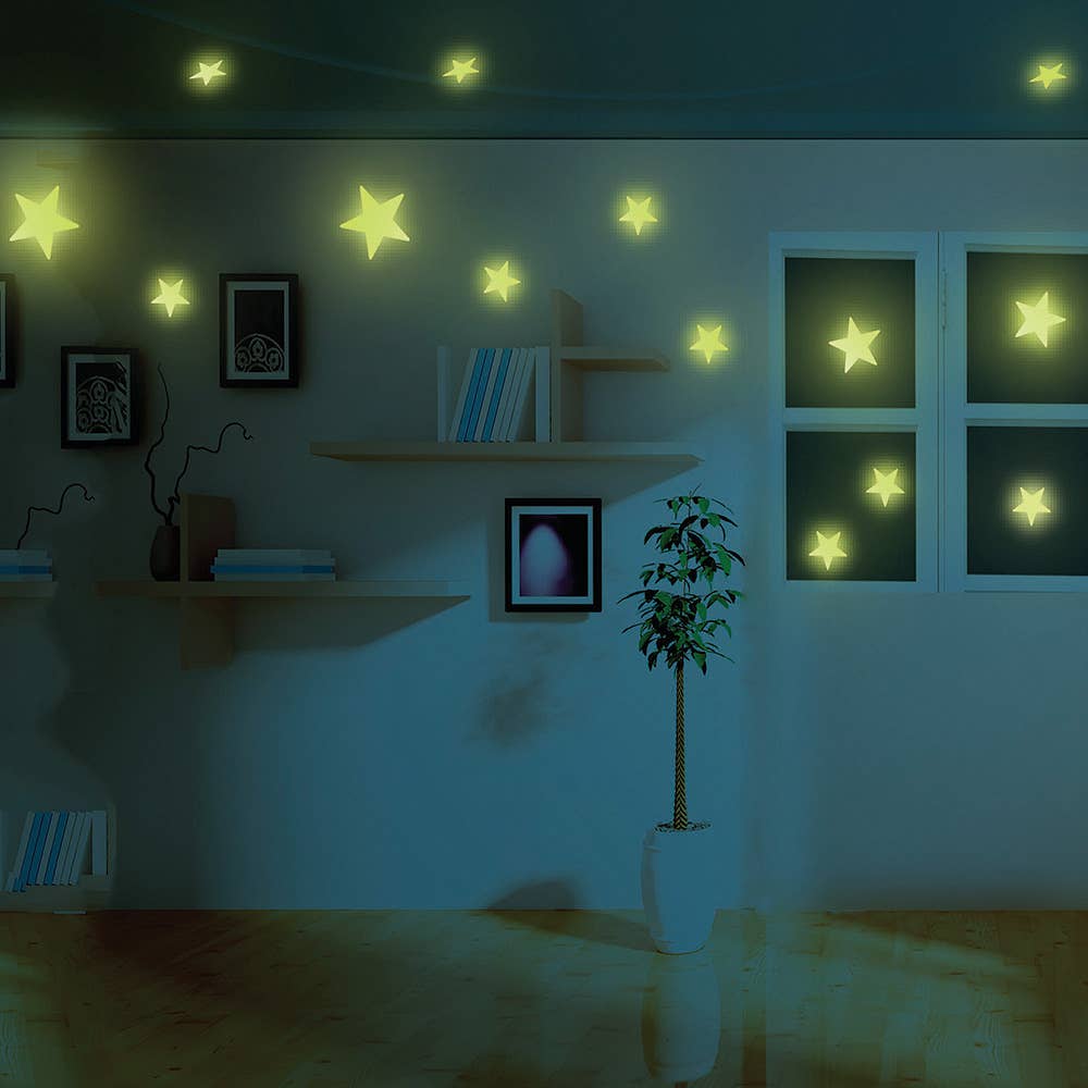 Glow In The Dark Mini Stars