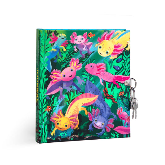 Axolotl Diary With Lock & Key