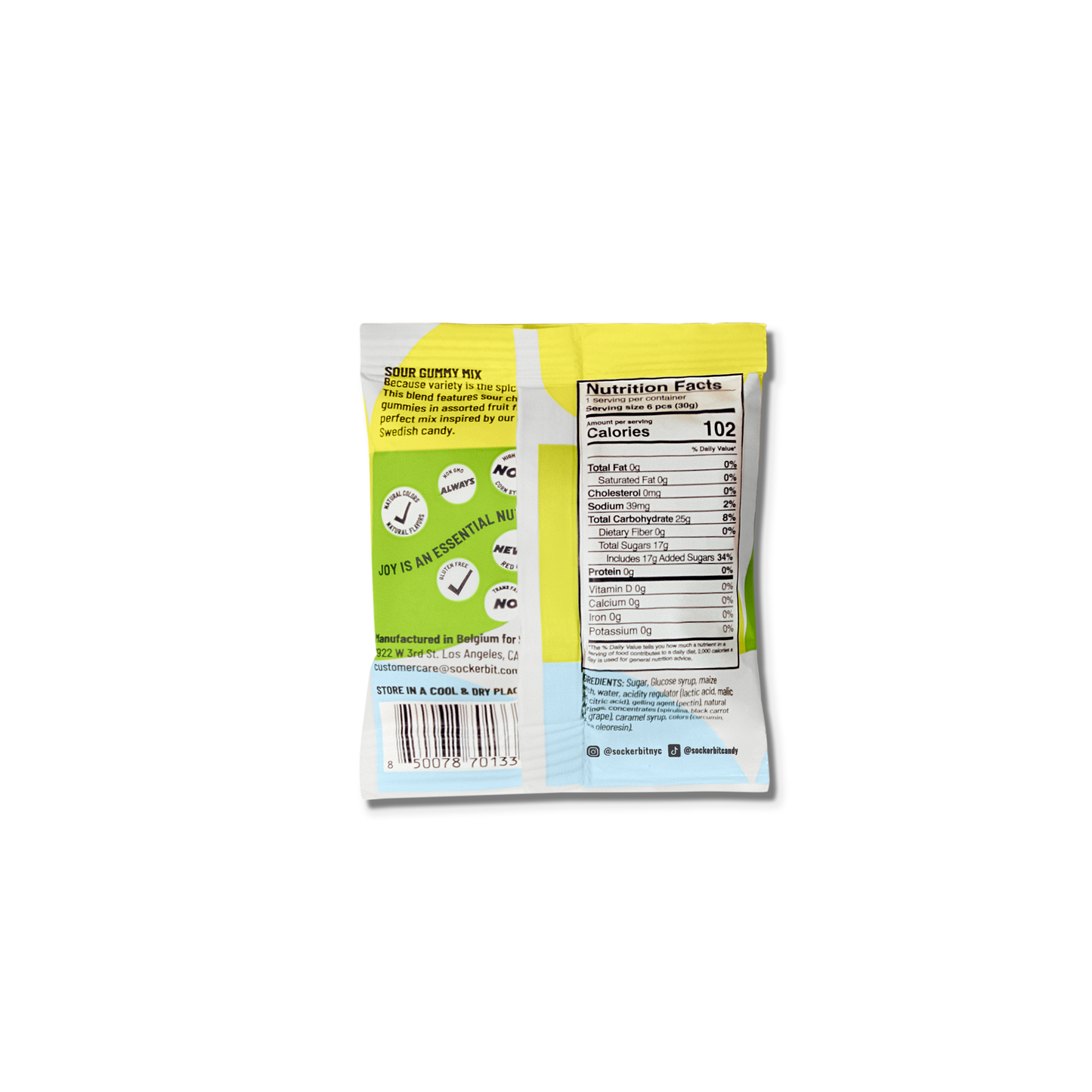 Sour Gummy Mix Single Serving