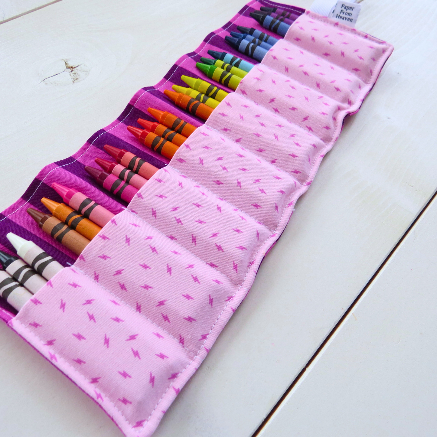 Fabric Crayon Roll-Up