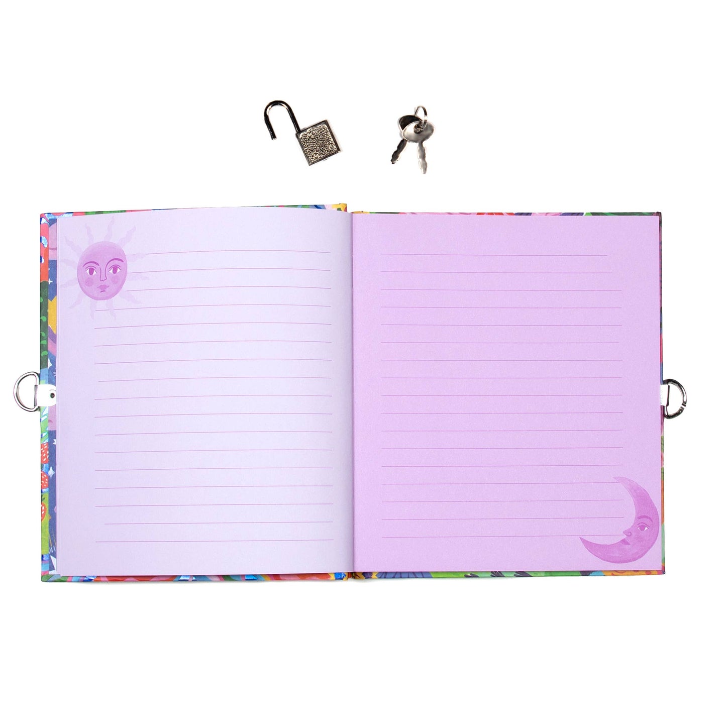 Fawn & Sun Diary With Lock & Key