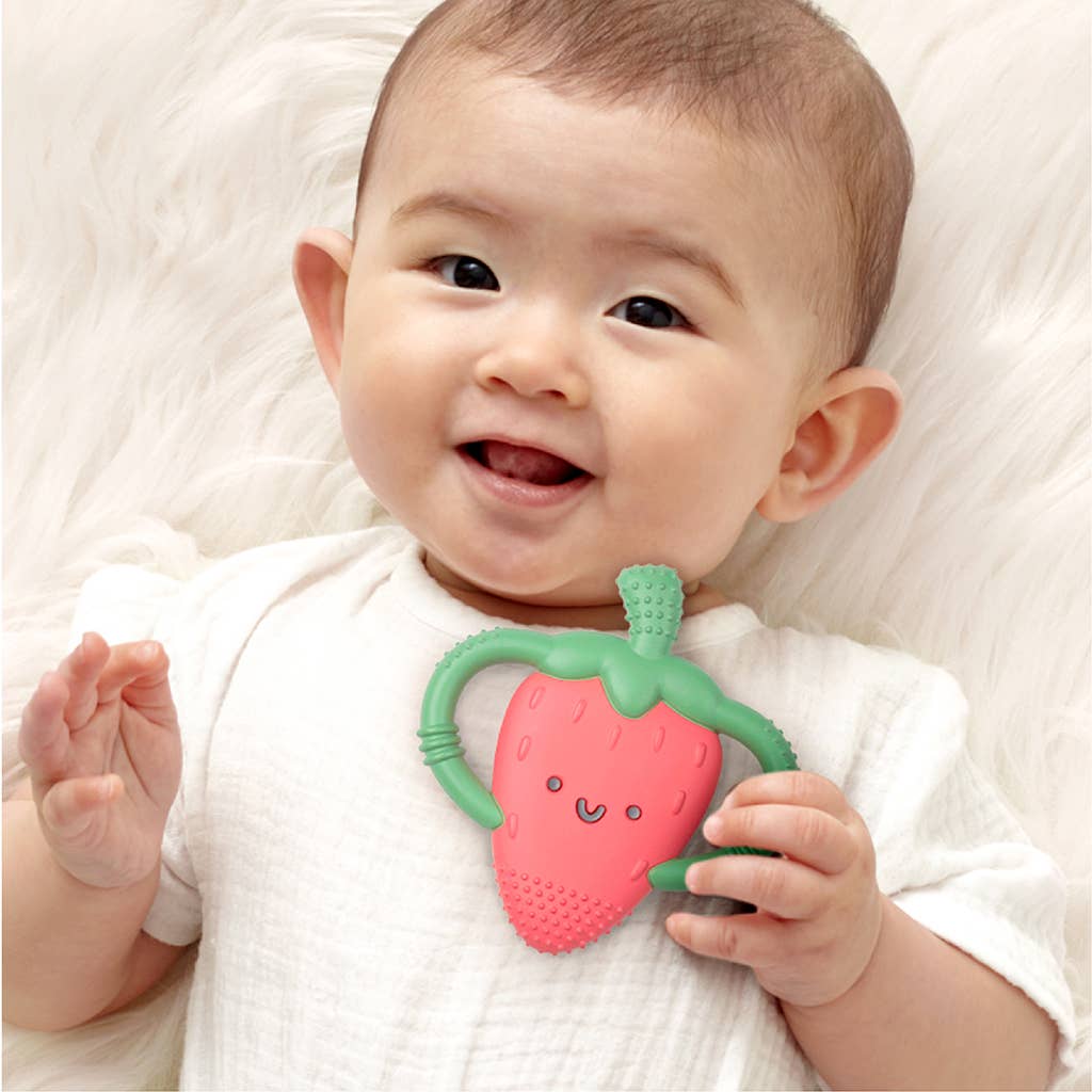 Chew Crew Teether | Strawberry