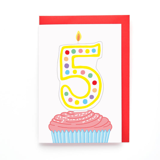 5th Birthday Greeting Card