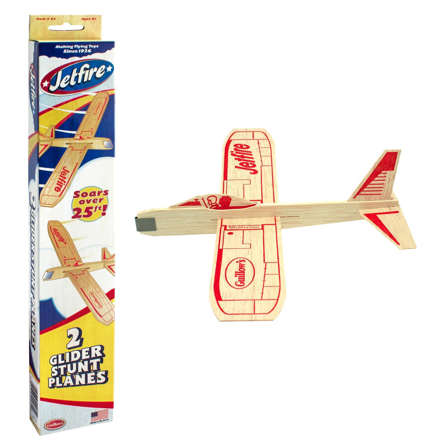 Guillow's Jetfire Glider | Twin Pack