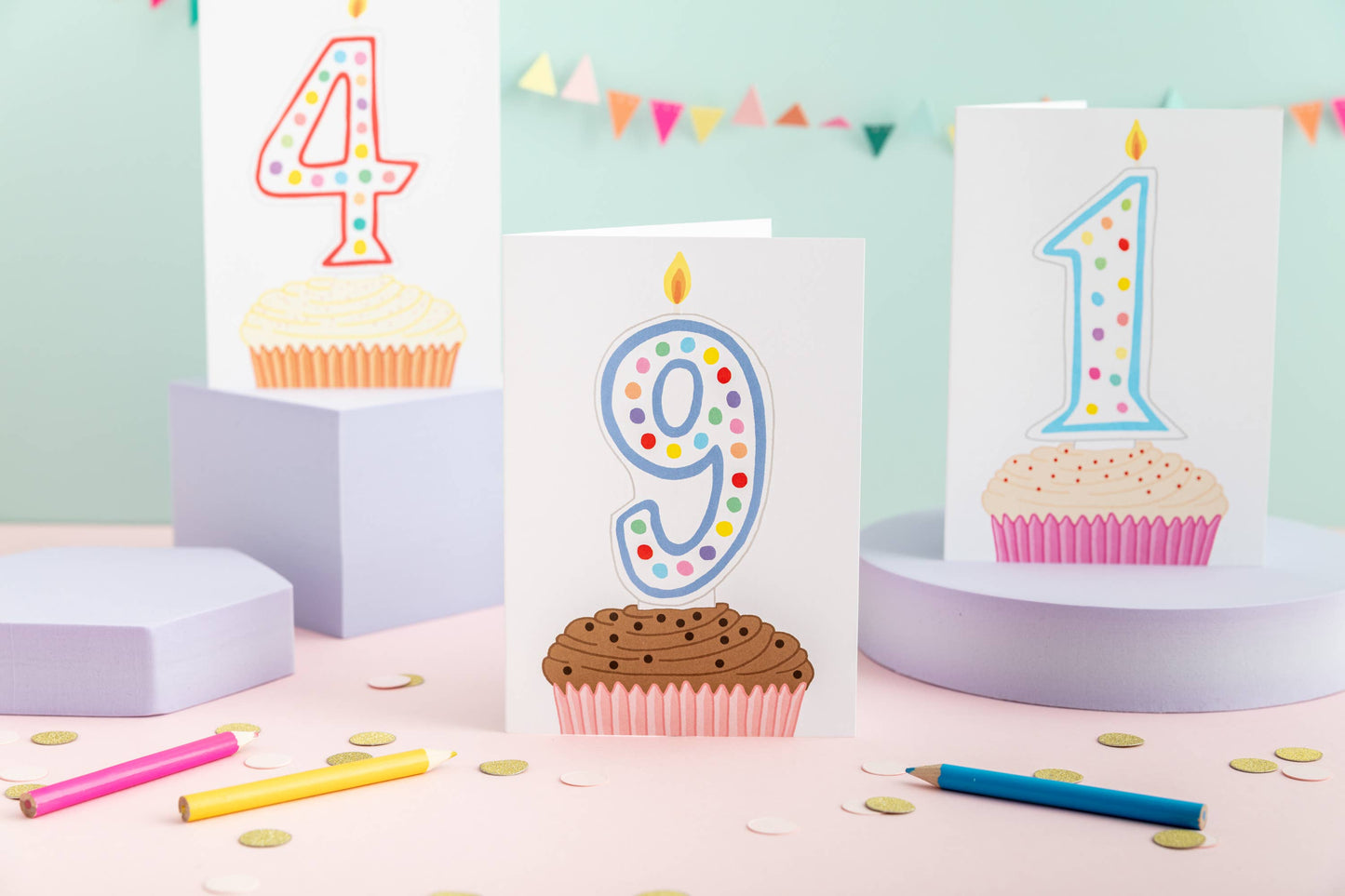 9th Birthday Greeting Card