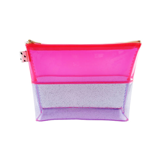 Bigger Pouch | Pink & Purple Glitter