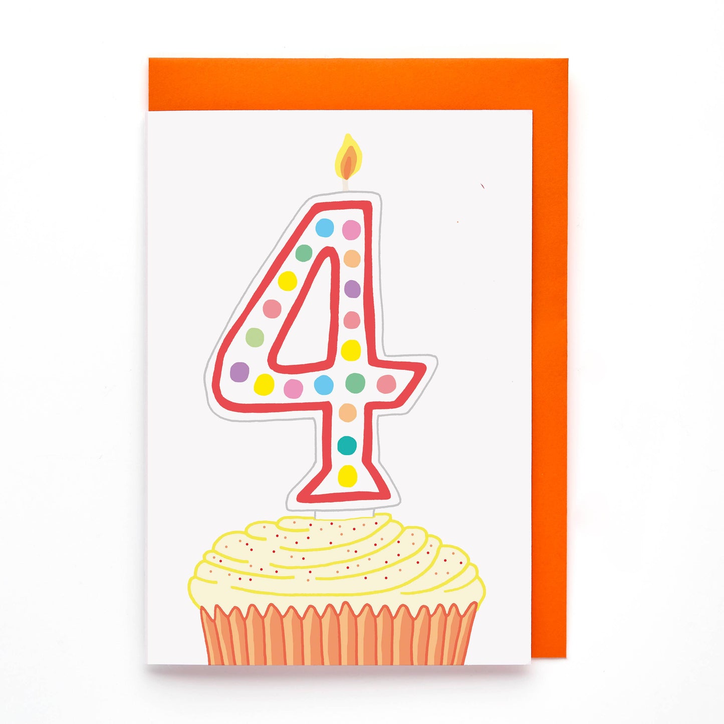 4th Birthday Greeting Card