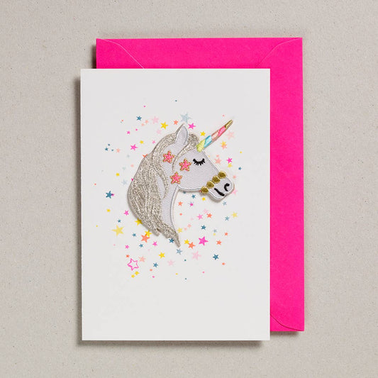 Unicorn Card With Iron-On Patch