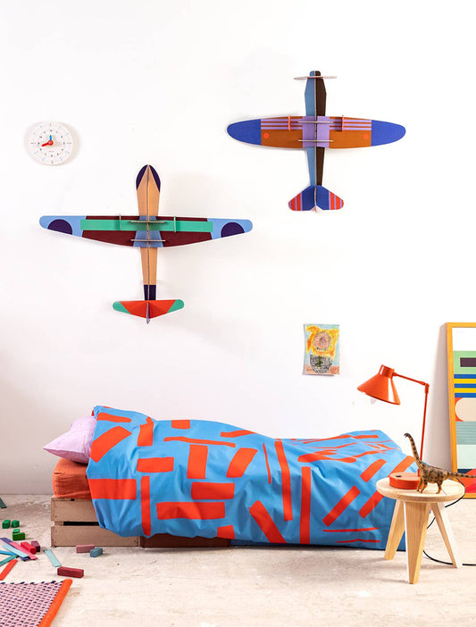 Deluxe Glider Plane Wall Art