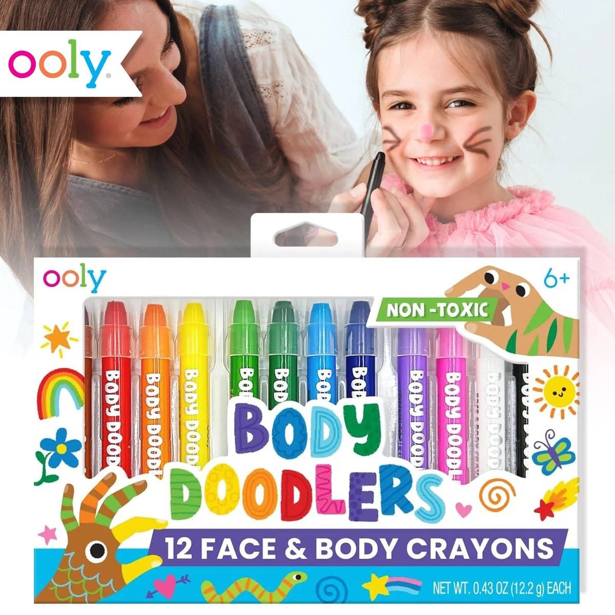 Body Doodlers | Face & Body Crayons