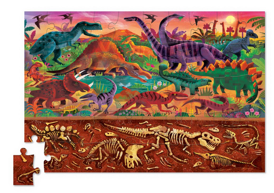 Holographic Dinosaurs | 50 Piece Mini Puzzle