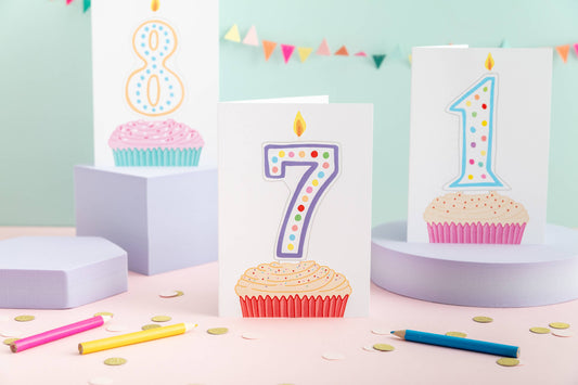 7th Birthday Greeting Card