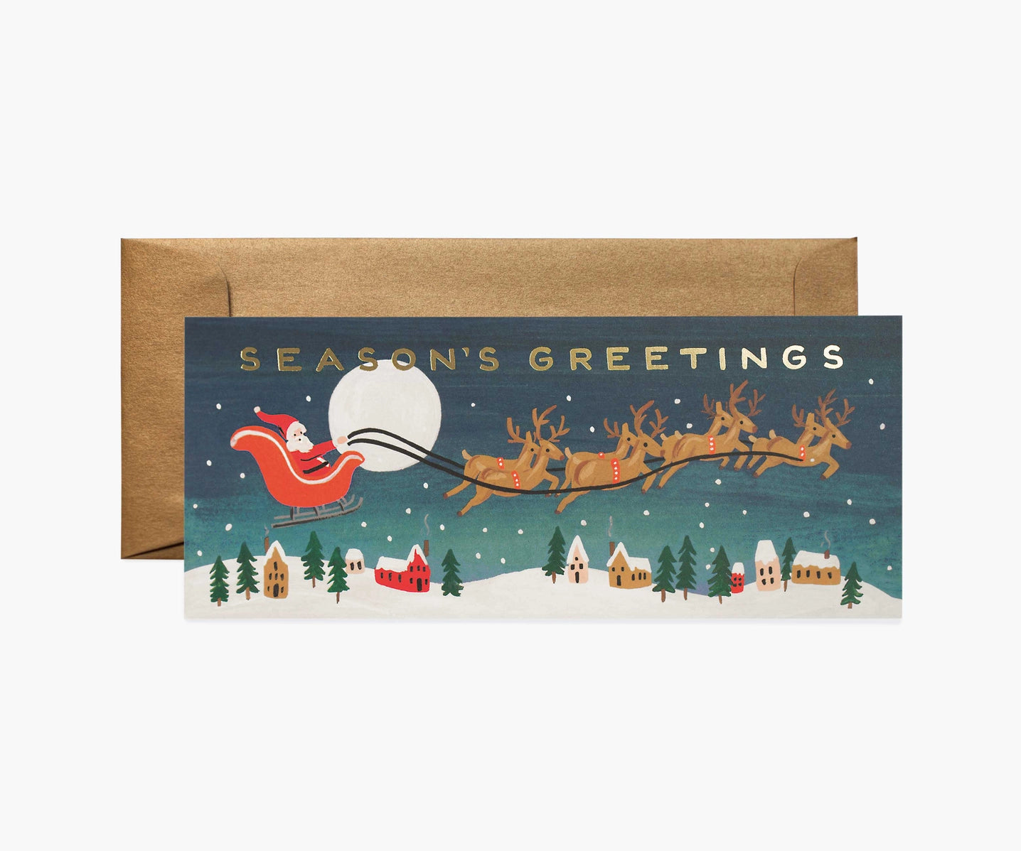 Santa’s Sleigh Cards | Set of 6