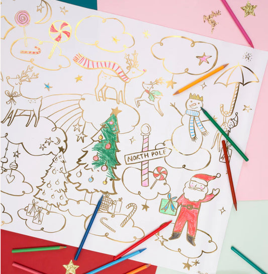 Christmas Coloring Posters