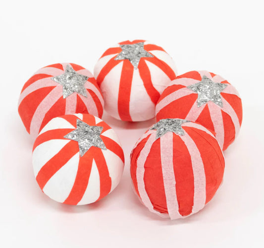 Peppermint Candy Surprise Balls