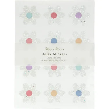 Daisy Glitter Stickers | 8 Sheets