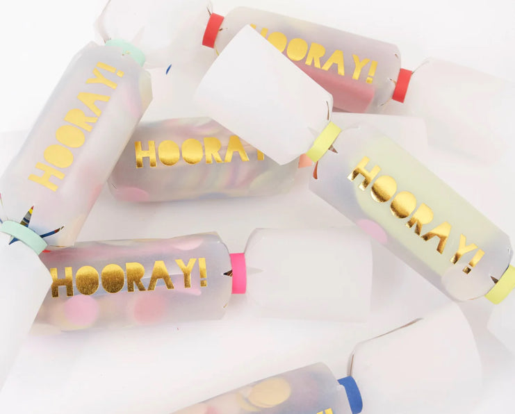 Hooray Confetti Crackers