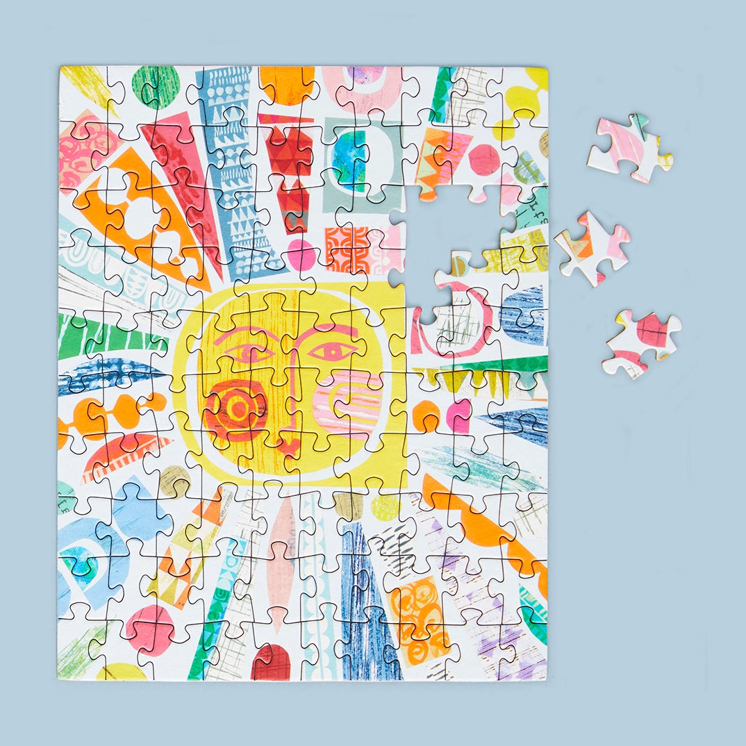 Mid Century Sun | 100 Piece Puzzle Snax
