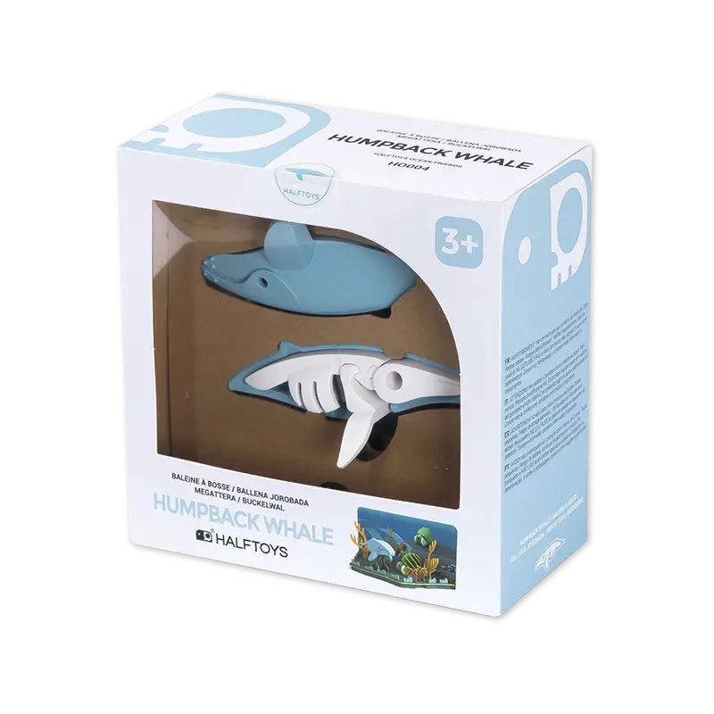 HUMPBACK Whale Toy and Puzzle