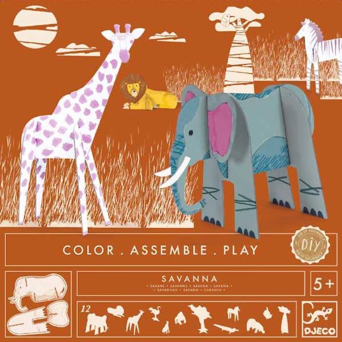 Color Assemble Play - Savanna