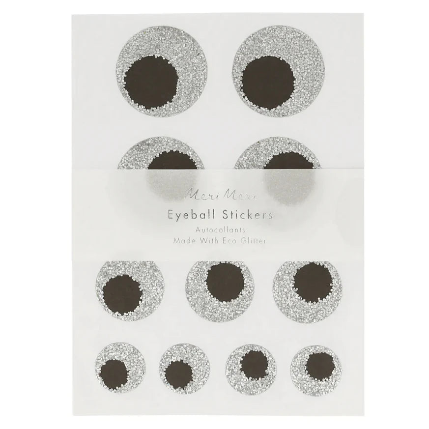 Eco Glitter Eyeball Stickers