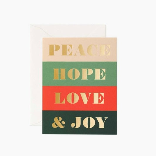 Peace & Joy Card