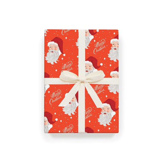 Roll of 3 Santa Wrapping Sheets