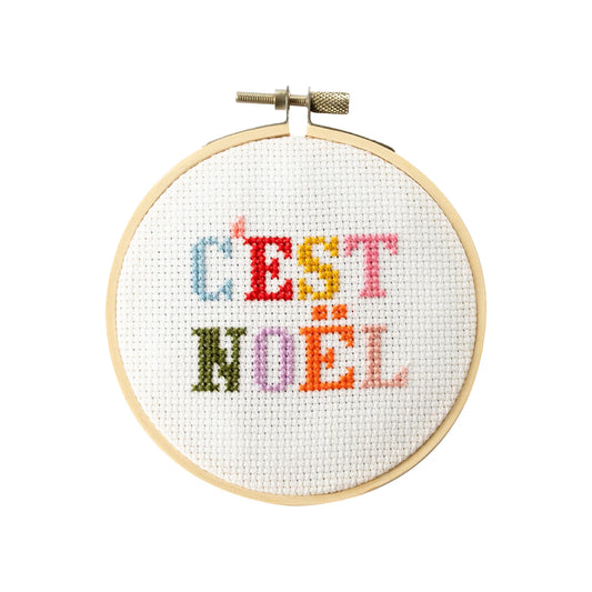 Cross Stitch Kit | C'est Noel