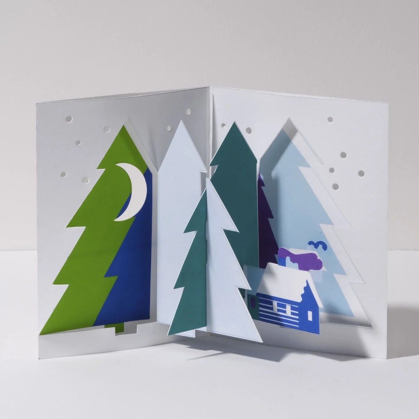 Winter Landscape Pop-Up Card
