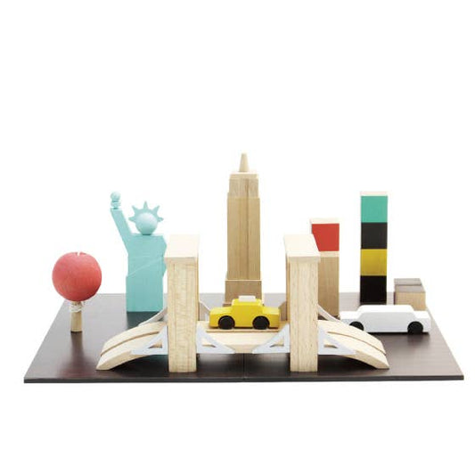 New York City Wooden Play Set