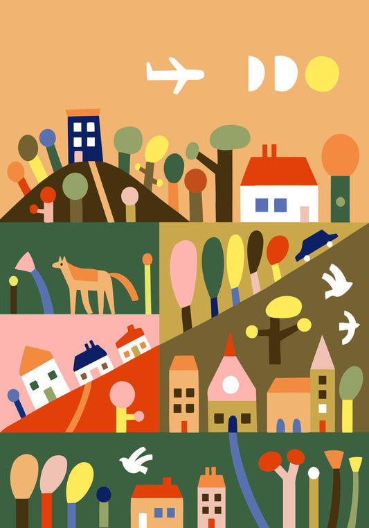 Kids Paint by Number Kit | Outside the City