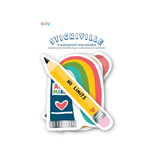 Stickiville Stickers | Vinyl Art Maker - Set of 4