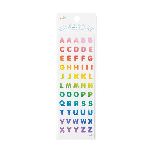 Stickiville Stickers | Rainbow Letters
