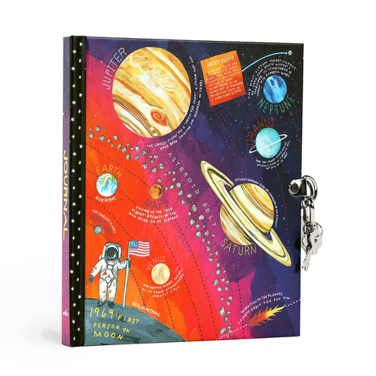 Space Adventure Journal With Lock & Key