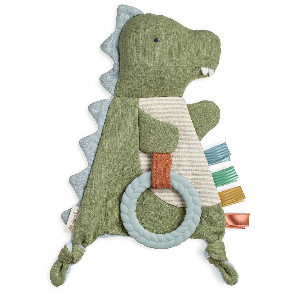 Dino Crinkle Sensory Toy with Teether