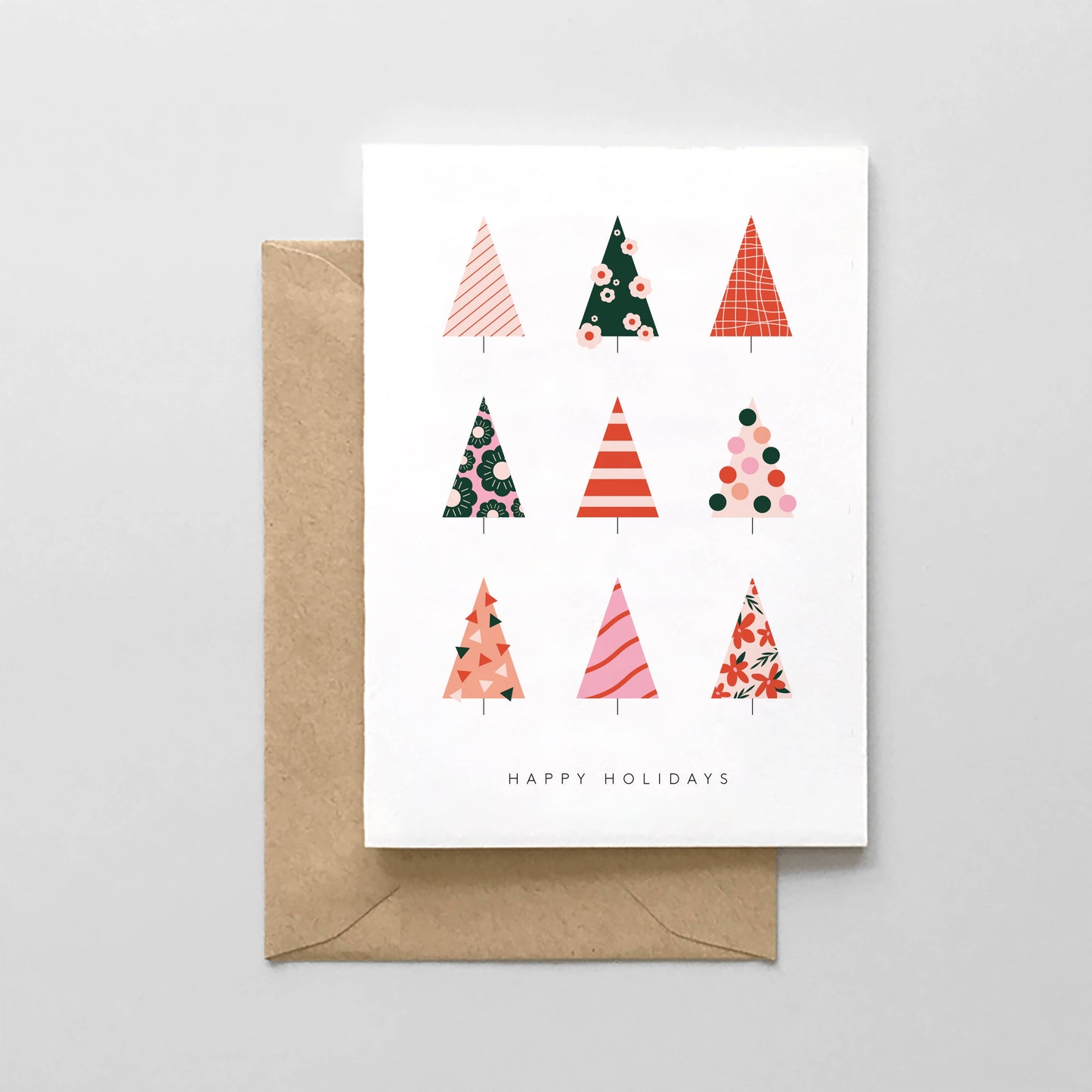 Modern Christmas Tree Card