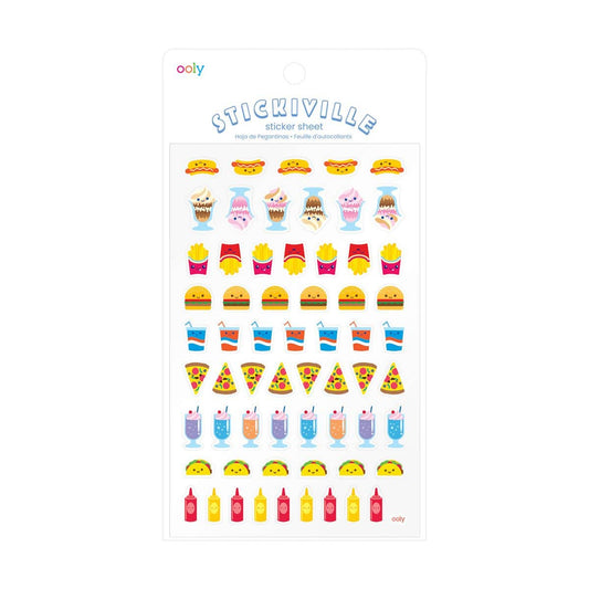 Stickiville Stickers | Fast Food