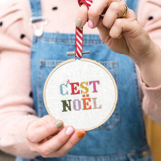 Cross Stitch Kit | C'est Noel