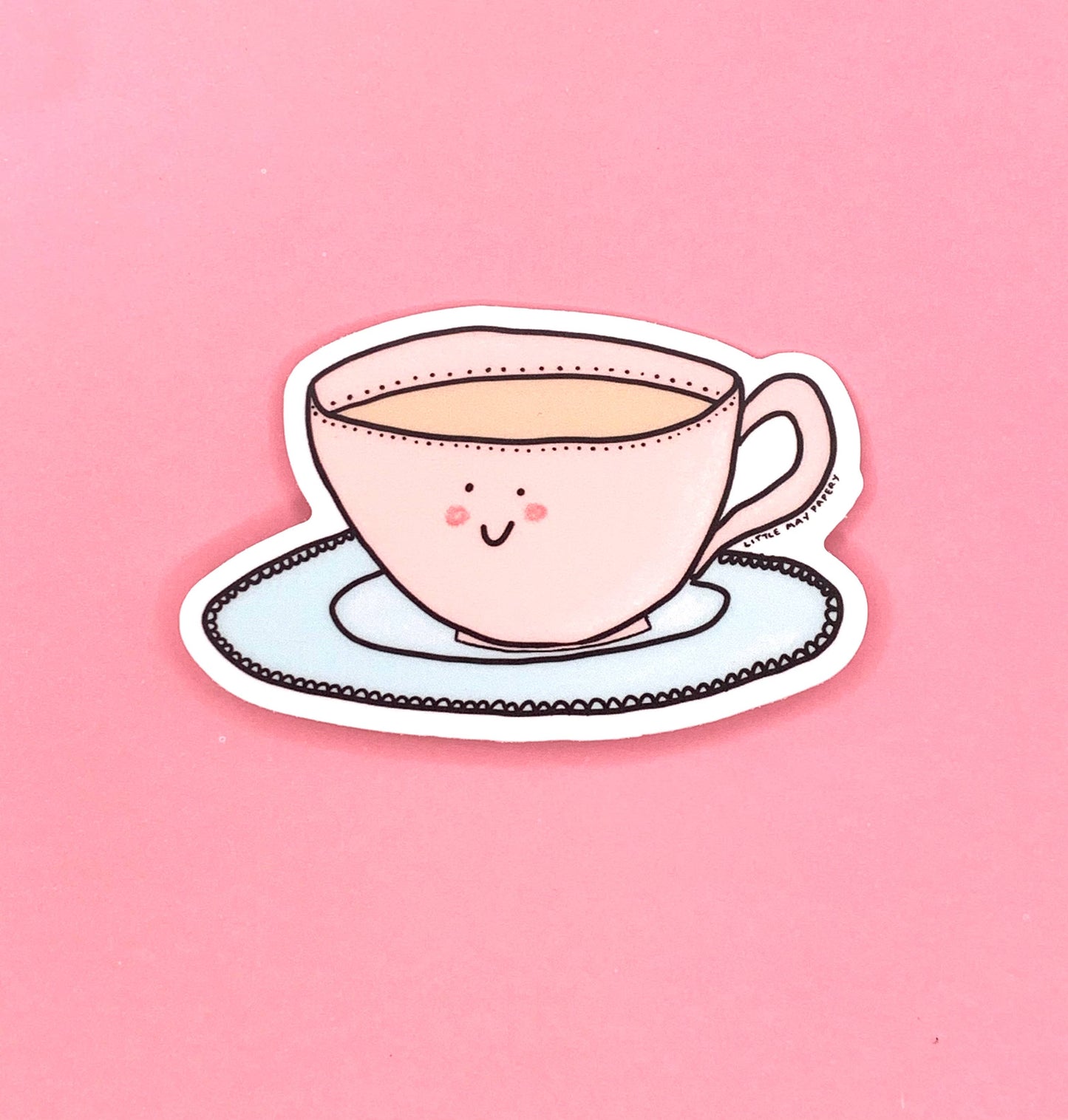 Cup of Tea Vinyl Sticker