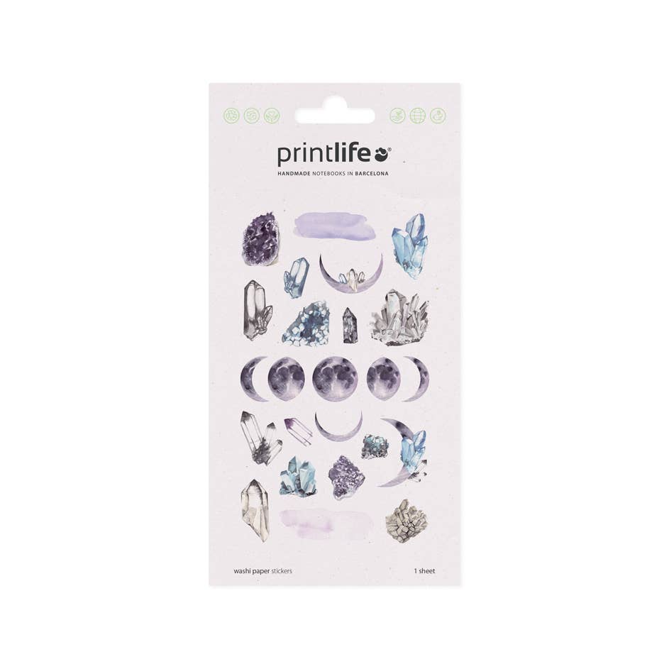Washi Paper Stickers | Crystals