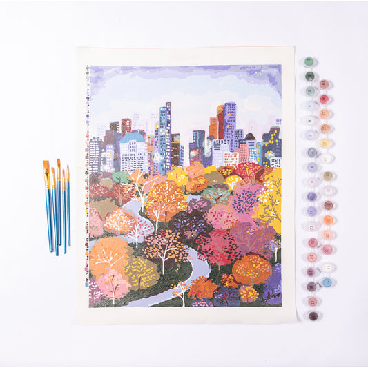Paint by Number Kit - Autumn in the Park