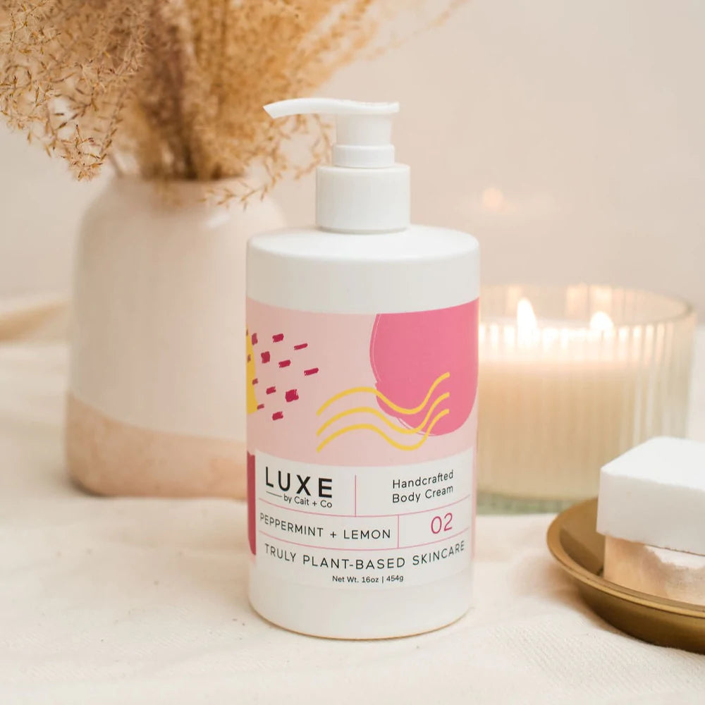 Luxe Body Cream | Peppermint + Lemon