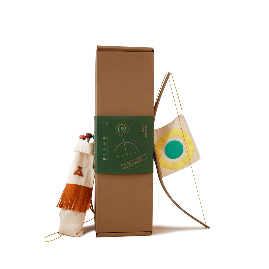 Wooden Bow & Arrows Toy