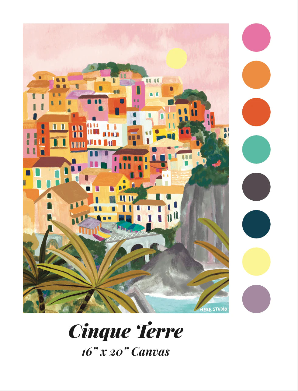 Paint by Number Kit - Cinque Terre